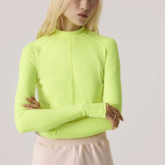 Adidas by Stella McCartney Technical Jersey Long-sleeved Top Small - Picture 1 of 12